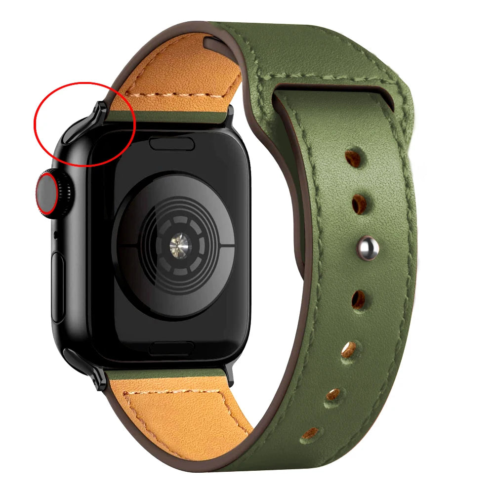 Classic Leather Apple Watch Band