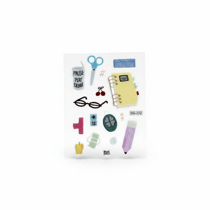 Kawaii 3D Jelly Phone Case Stickers