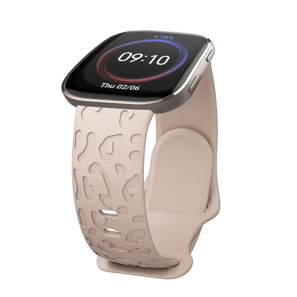 20mm Engraved Silicone Band for Amazfit Watch