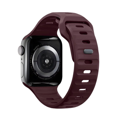 Wide Sport Silicone Apple Watch Band