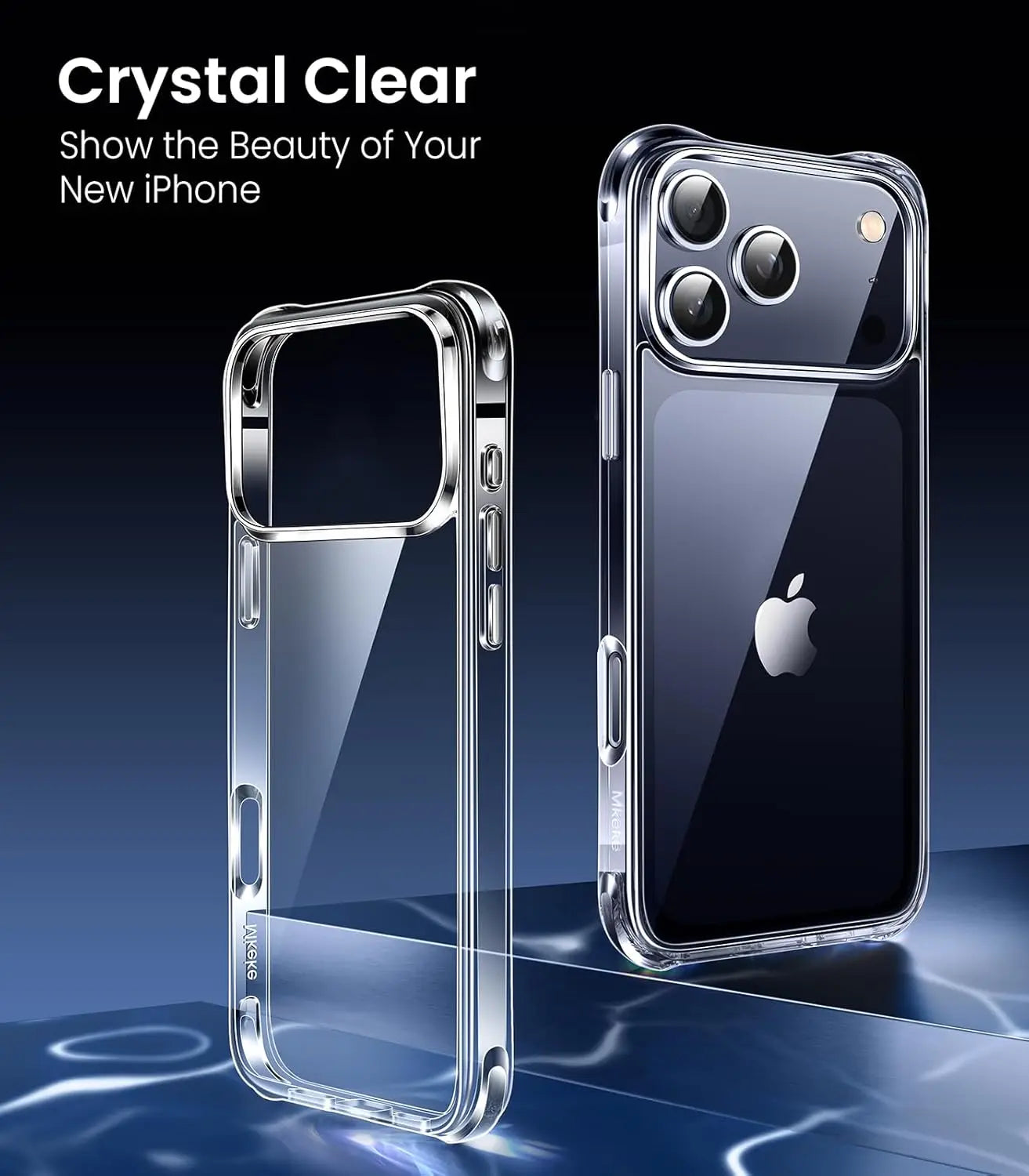 Crystal Clear Shockproof iPhone Case