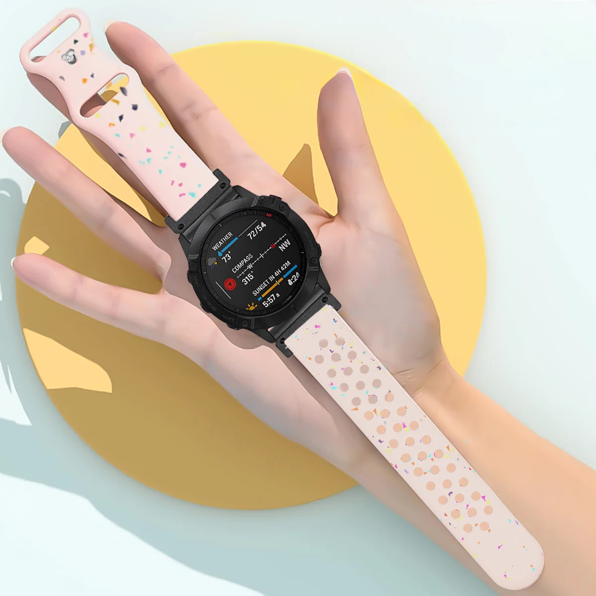 Silicone QuickFit Band for Garmin Fenix
