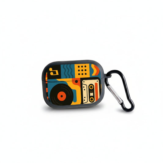 Retro Music AirPods Protective Case