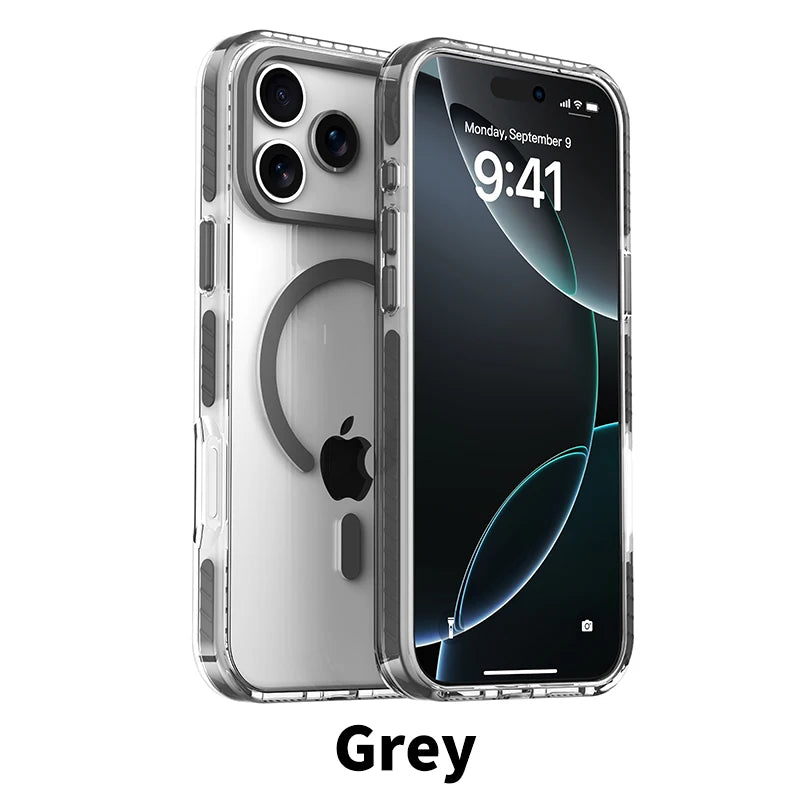 Luxury Clear MagSafe iPhone Case