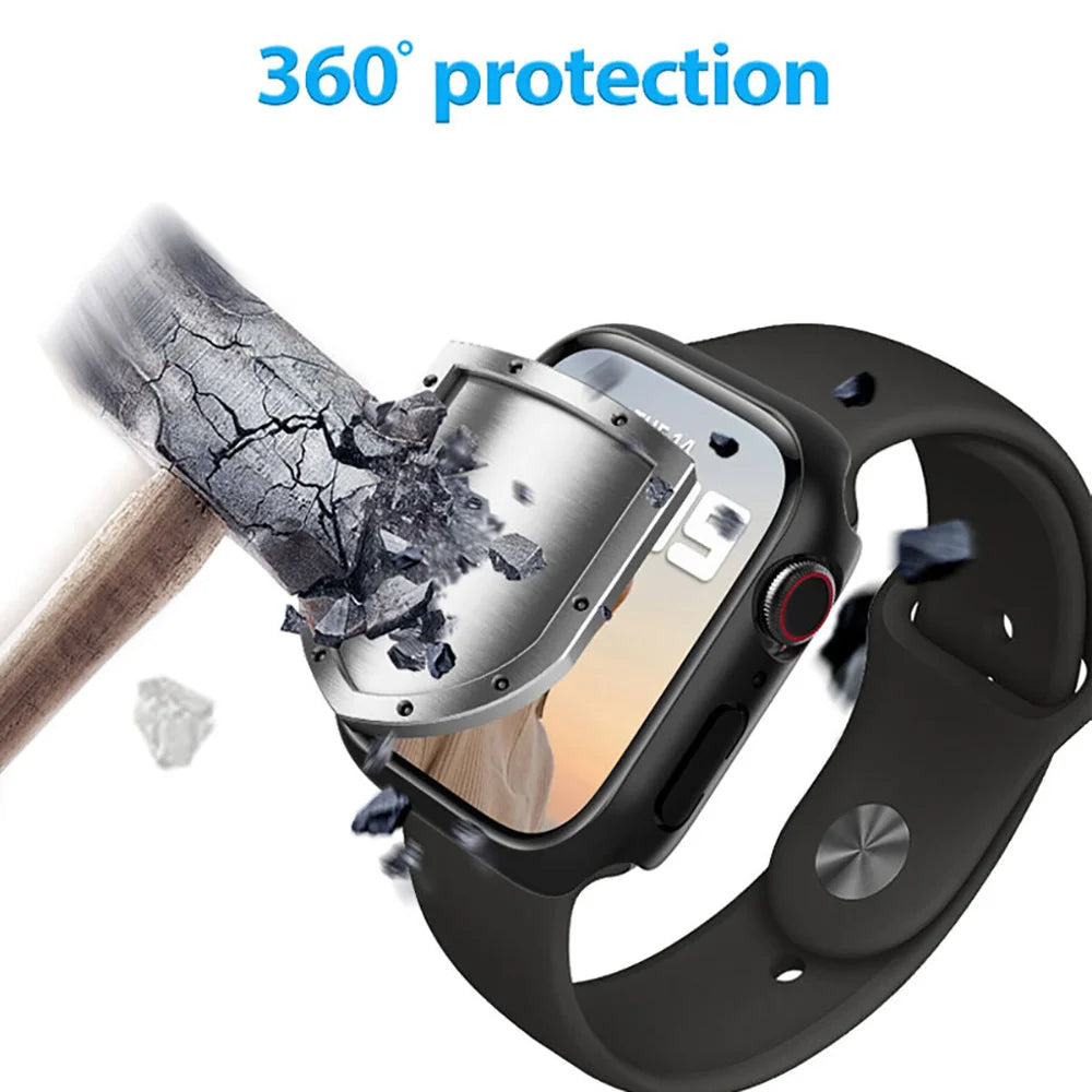 Funda protectora de cristal templado para Apple Watch