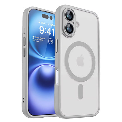Funda de lujo mate MagSafe Armor para iPhone