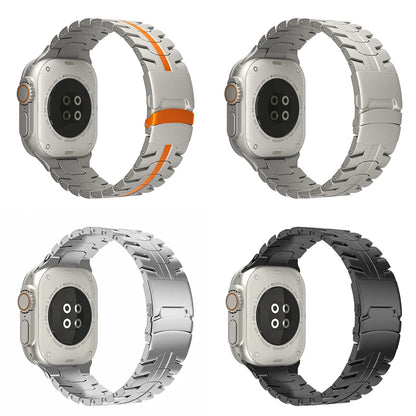 Titanium Color Stainless Steel Apple Watch Band
