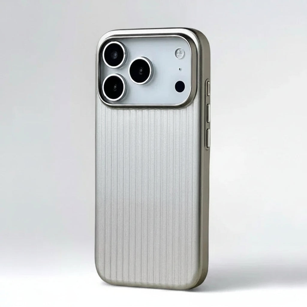 Luxury Luggage Stripe MagSafe iPhone Case