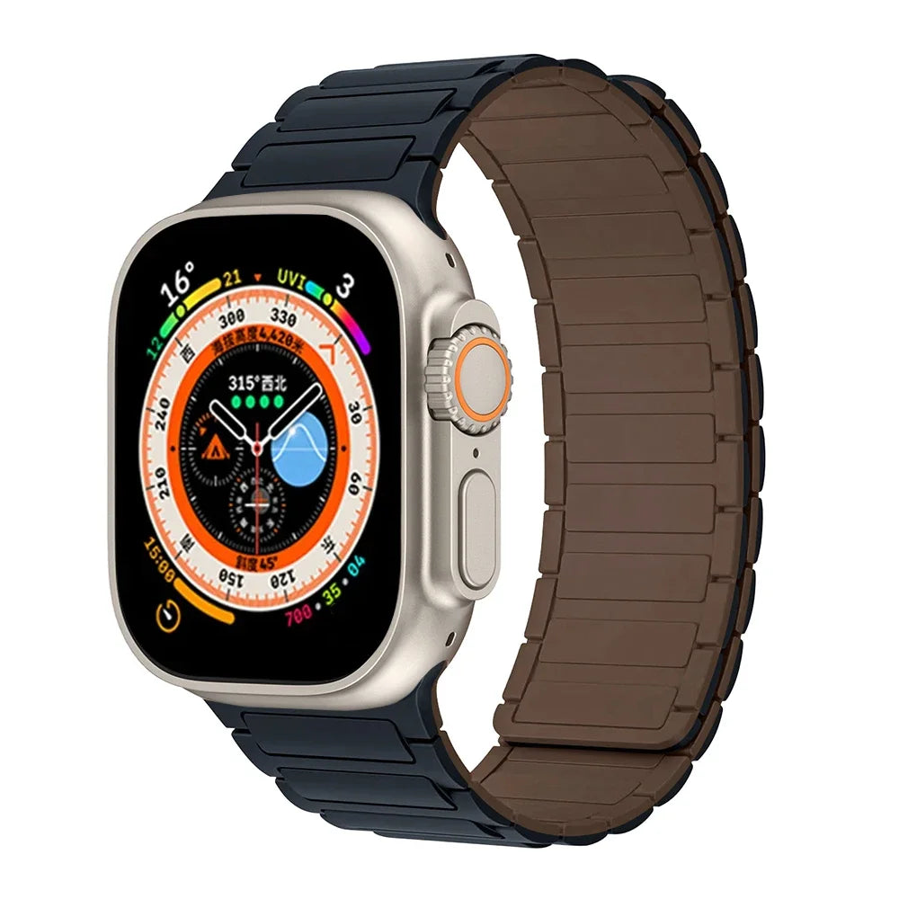 Magnetic Silicone Apple Watch Band