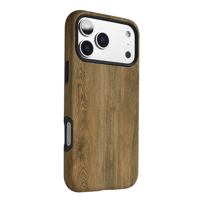 Wood Grain 2-in-1 iPhone Case