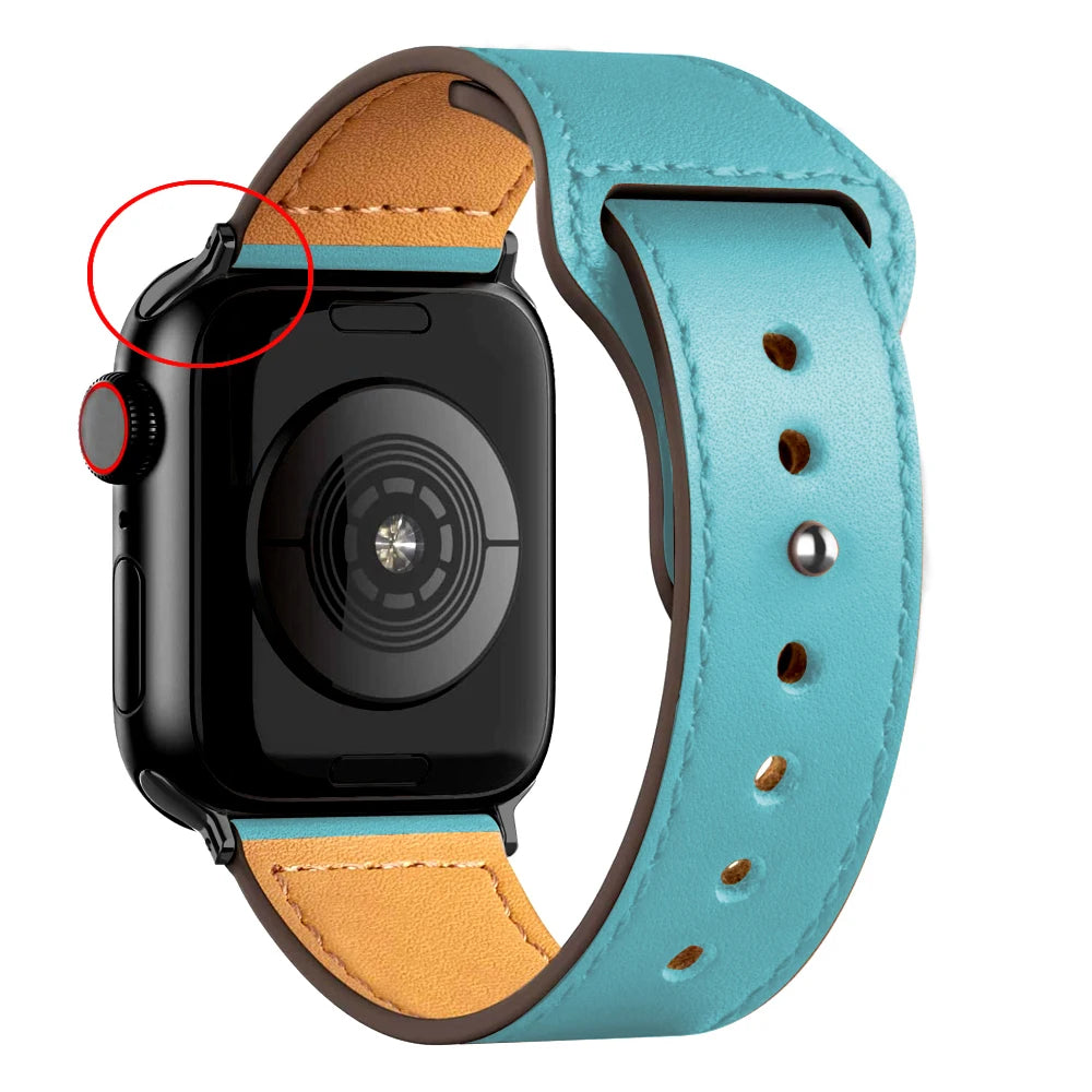 Classic Leather Apple Watch Band