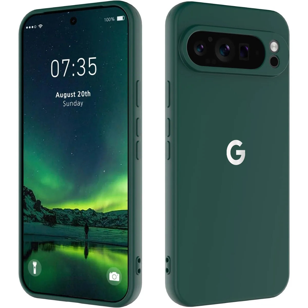 Funda protectora de silicona suave para Google Pixel