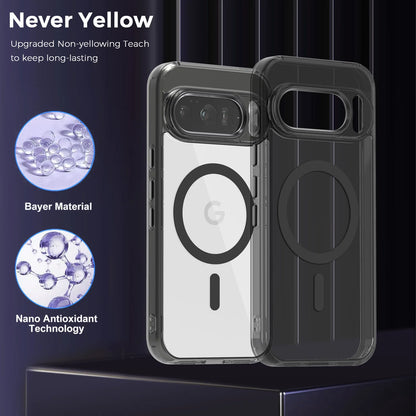 Funda Magnética Transparente de Lujo para Google Pixel
