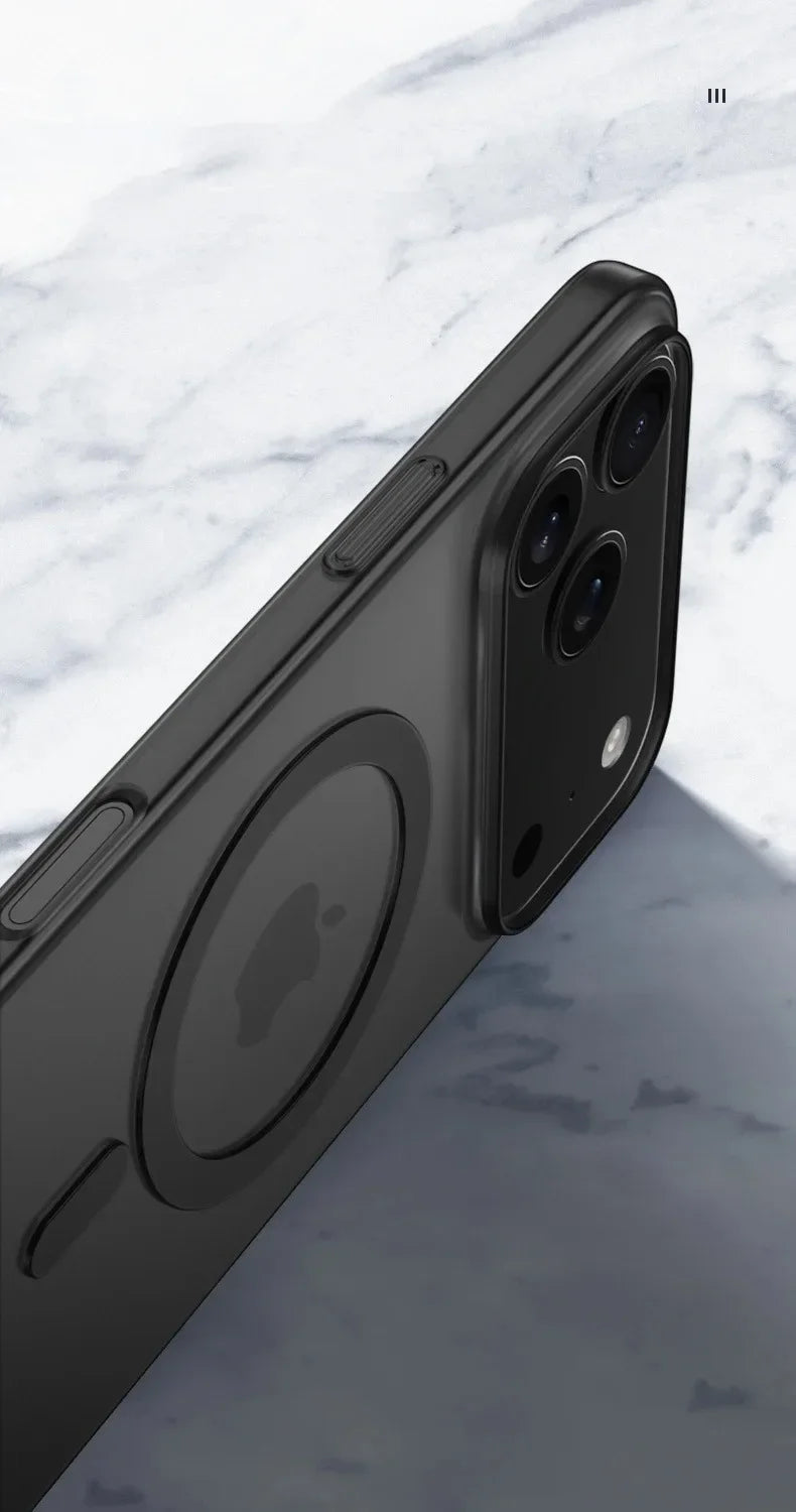 Luxury MagSafe Frosted iPhone Case