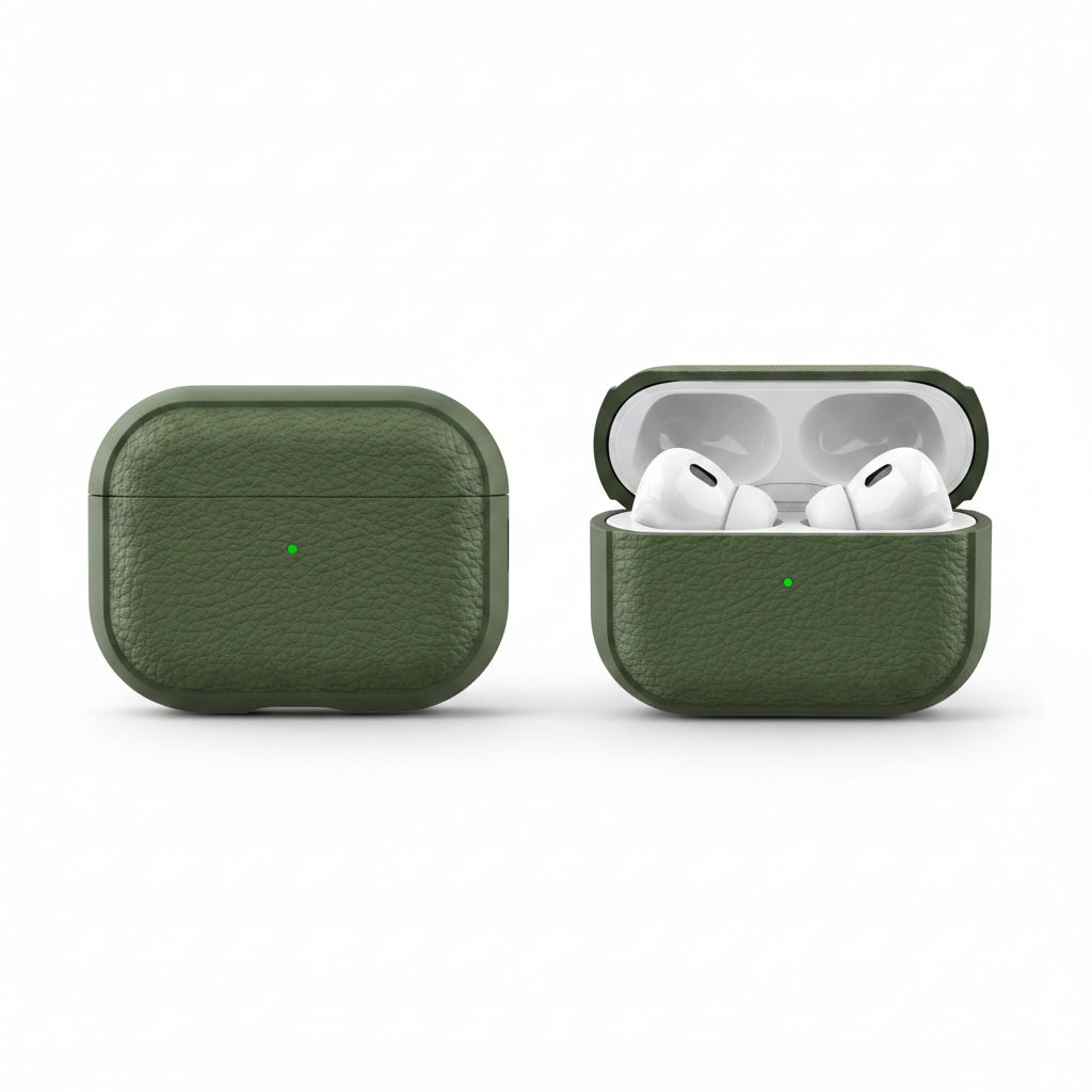 Leather Texture AirPods Protective Case