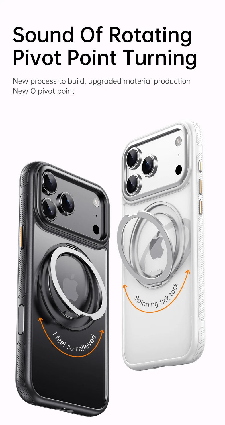 360° MagSafe Rotating Stand iPhone Case