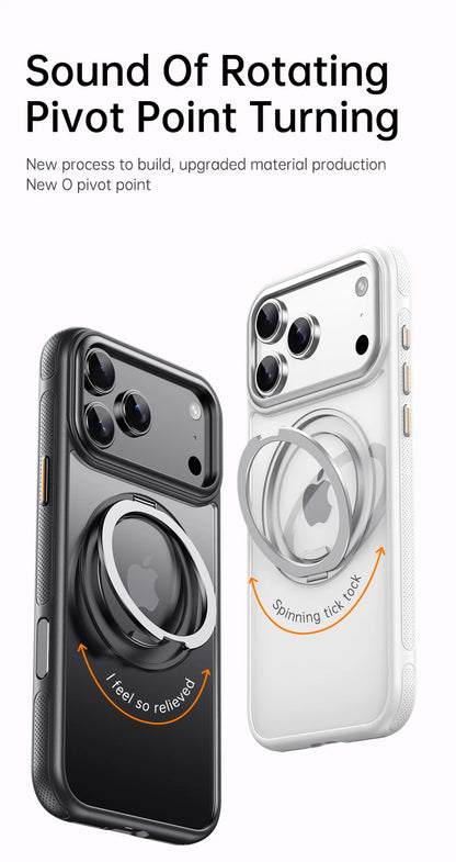 360° MagSafe Rotating Stand iPhone Case