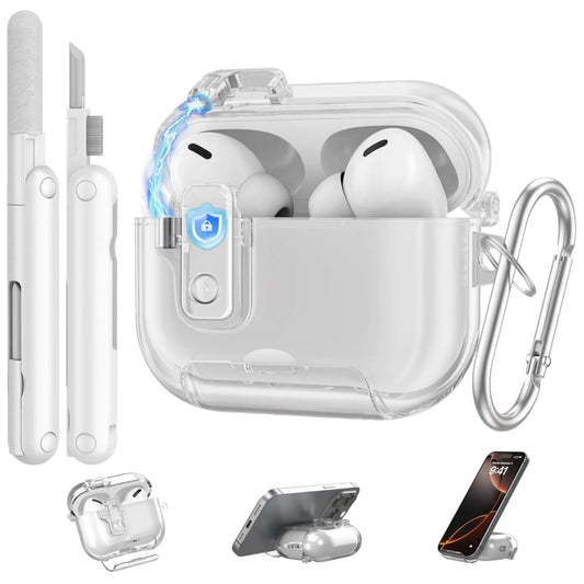 Clear Magnetic Lock AirPods Pro 3 Case