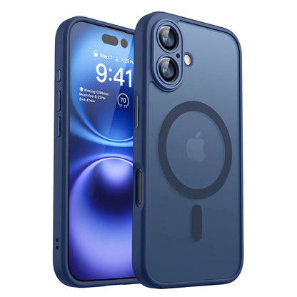 Funda de lujo mate MagSafe Armor para iPhone