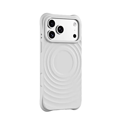 Luxury Wave Pattern Phone Case For iPhone 17 Air 16 15 14 Plus 13 Pro Max For Magsafe Liquid Silicone Anti-Scratch Case Cover