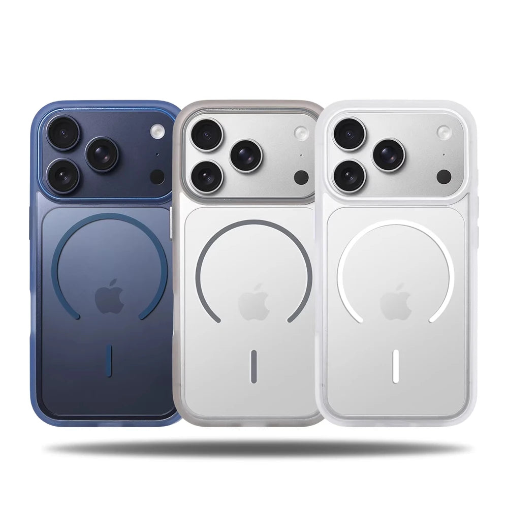 Luxury Clear MagSafe Bumper iPhone Case