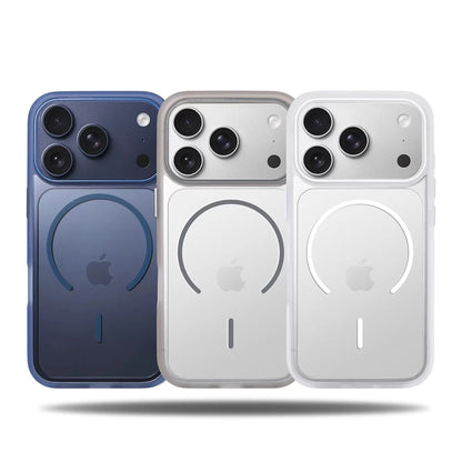Luxury Clear MagSafe Bumper iPhone Case