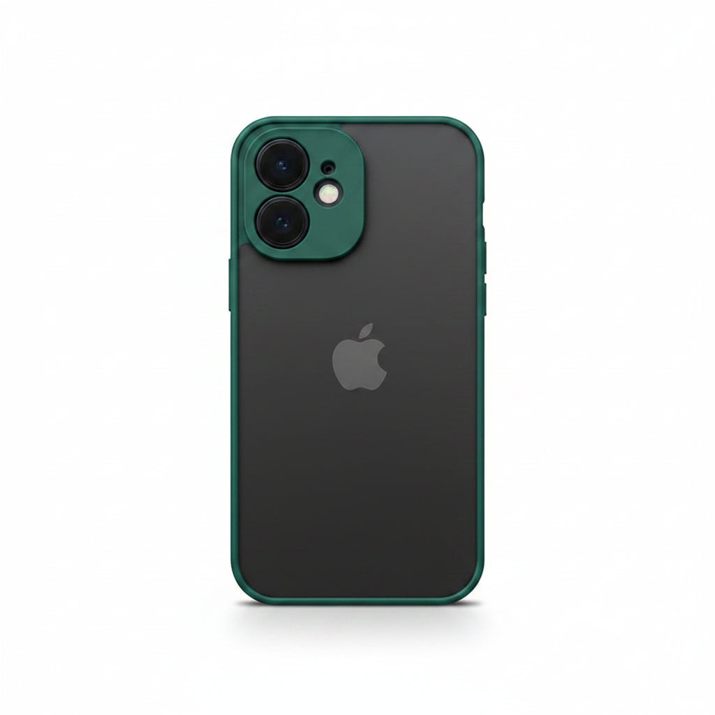 Luxury Matte Transparent Bumper iPhone Case
