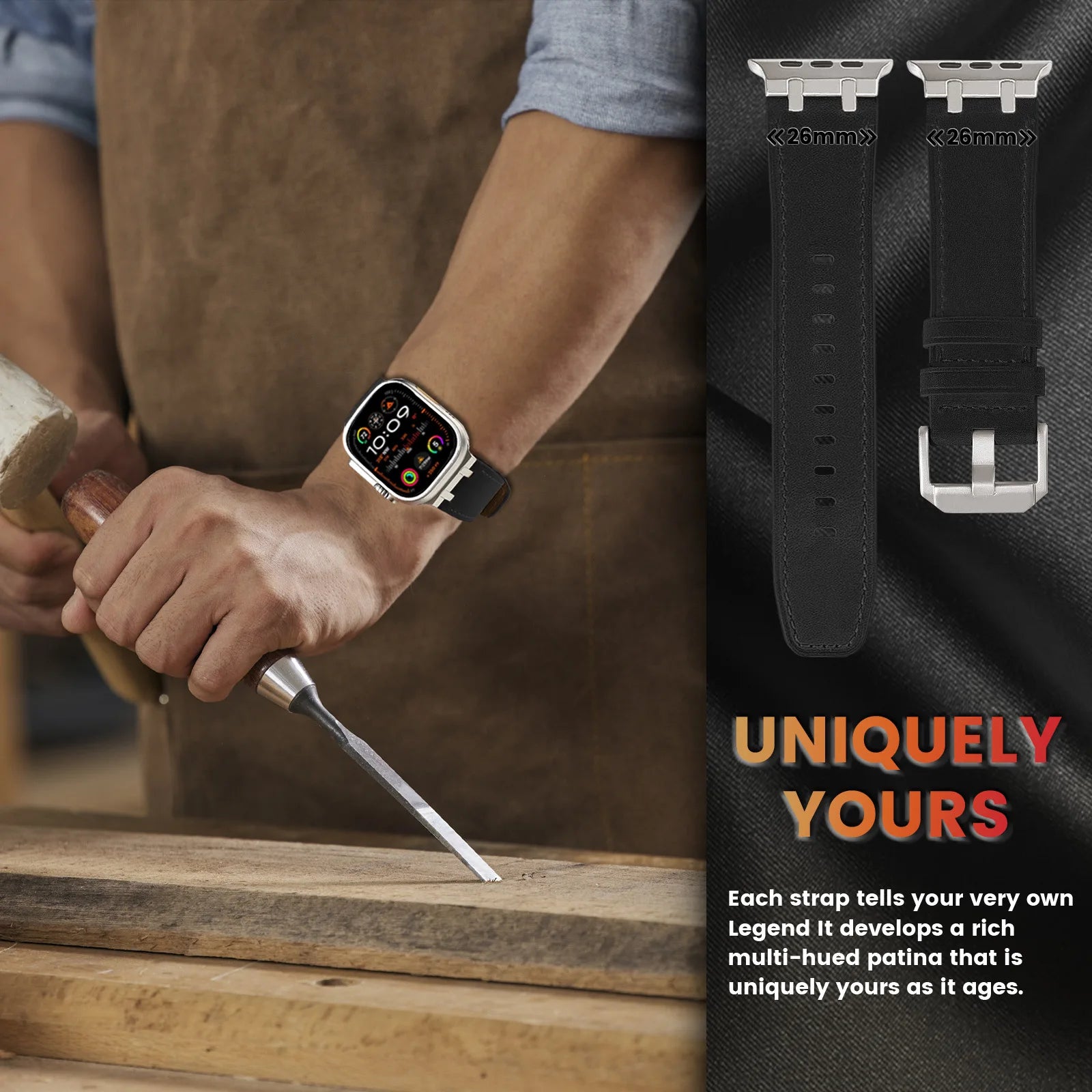 TitanLeather Elite | Luxury Watch Band