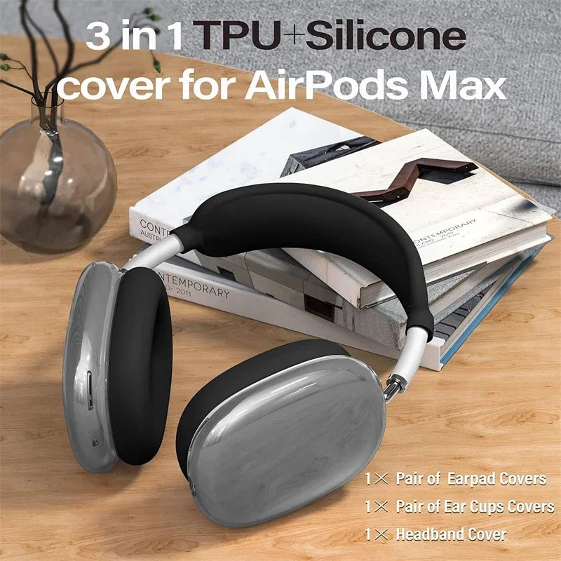 3-in-1 AirPods Max TPU Protection Kit