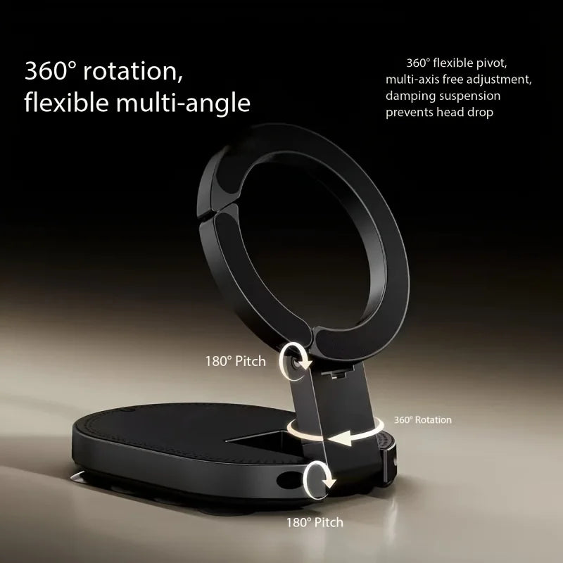 3-in-1 Magnetic Phone Holder & Foldable Stand