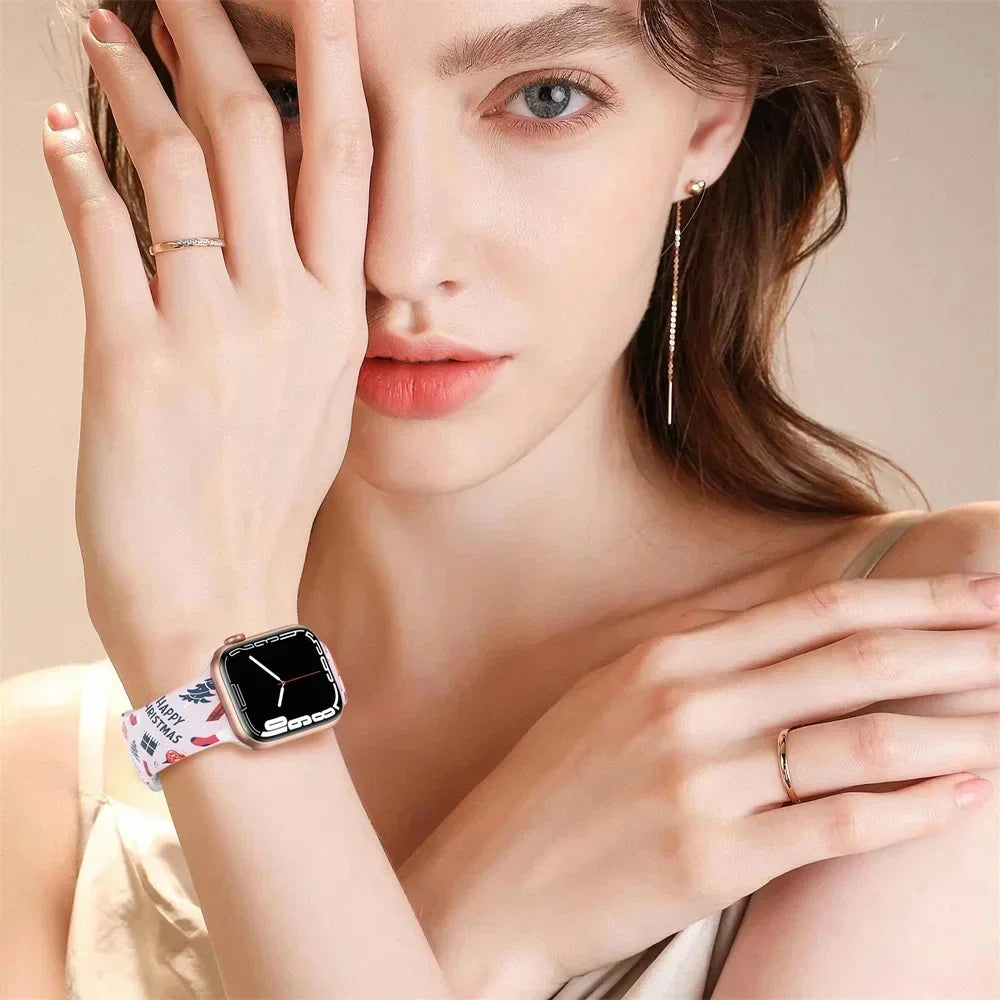 Black Unity Silicone Apple Watch Band