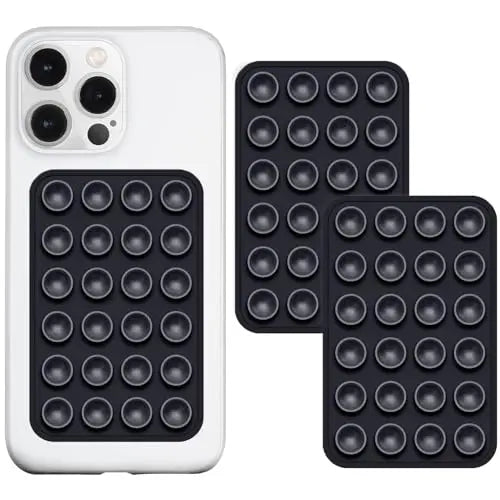 2-Pack Silicone Suction Phone Grip Mount