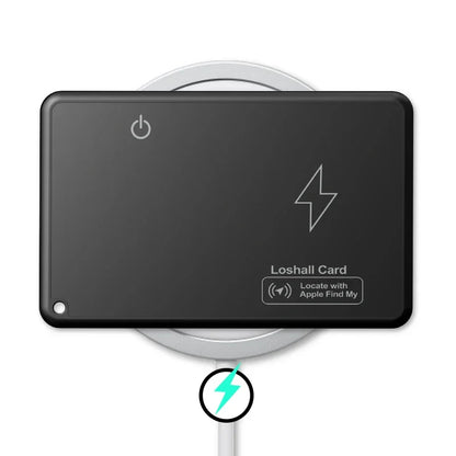 Rechargeable Wallet Tracker Card for Apple Find My