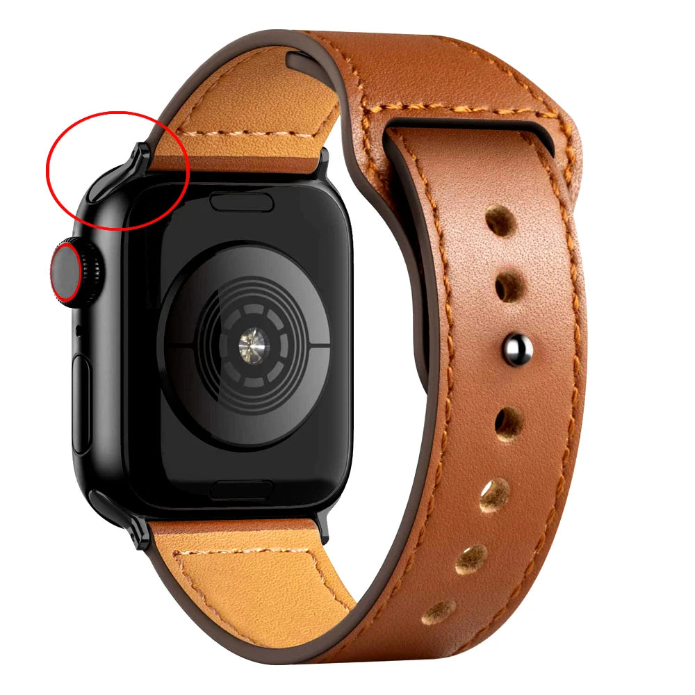 Classic Leather Apple Watch Band