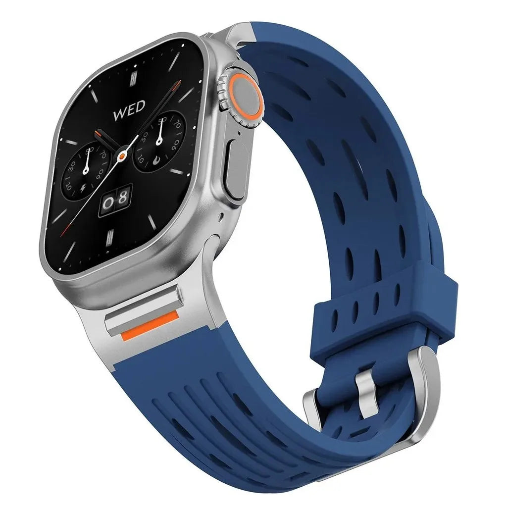 Breathable Sport Silicone Apple Watch Band