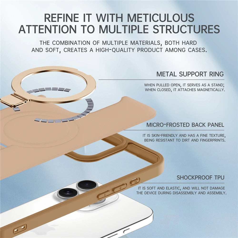 TitanRing | MagSafe Metal Kickstand Case
