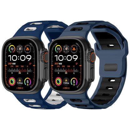 2-Pack Silicone Sport Bands for Apple Watch