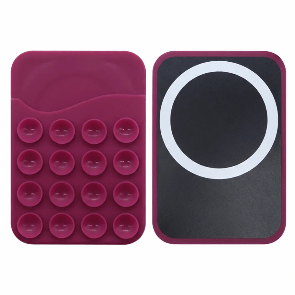 Ultra-Thin MagSafe Silicone Card Holder Sleeve