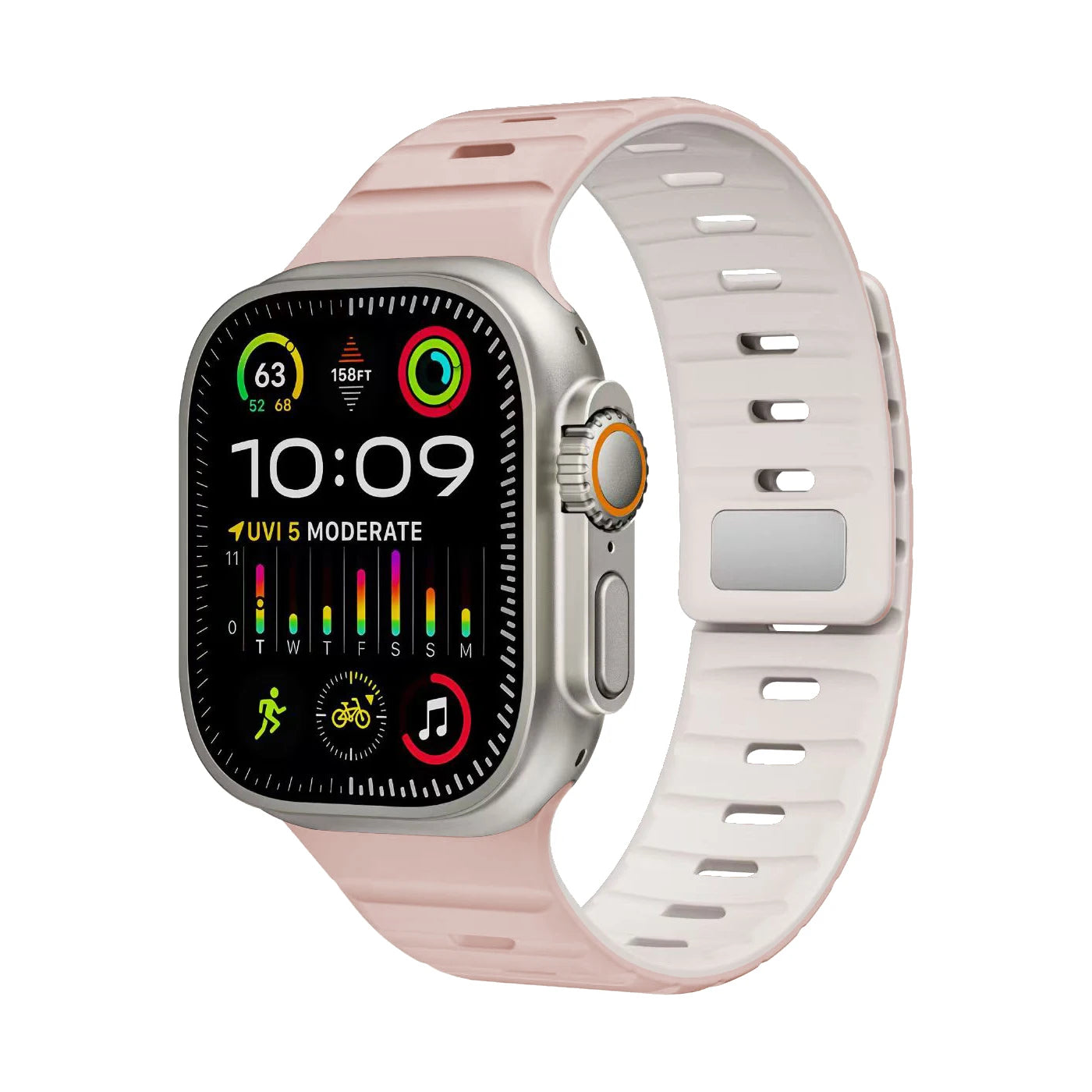 Magnetic Silicone Apple Watch Band