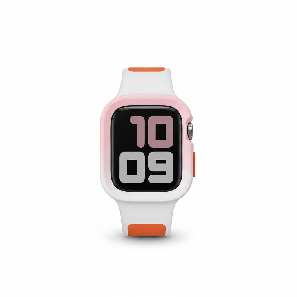 Soft Silicone Apple Watch Bumper Case