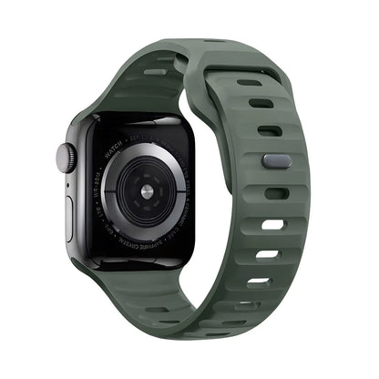 Wide Sport Silicone Apple Watch Band