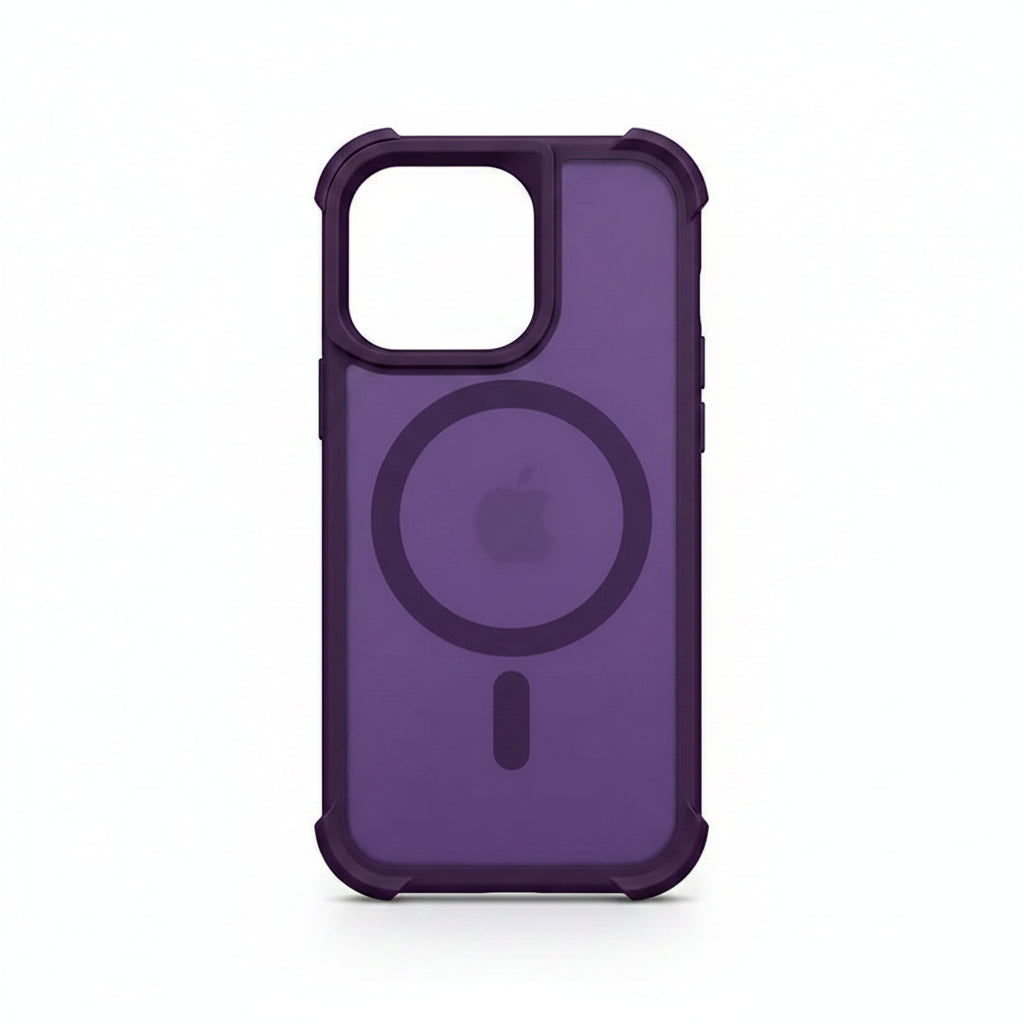 Funda de lujo mate MagSafe Armor para iPhone
