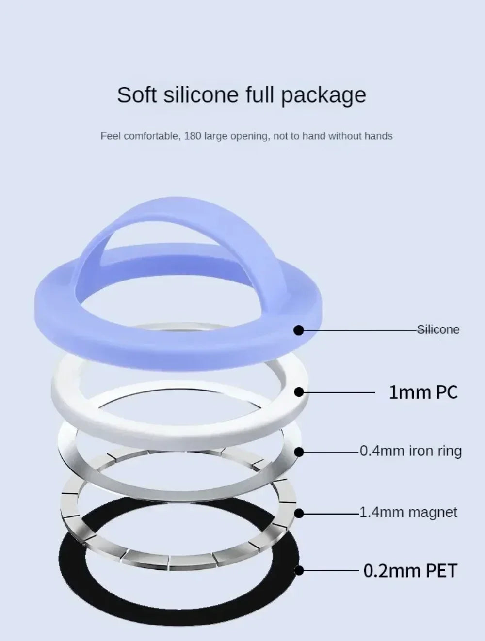 360° Magnetic Ring Phone Stand