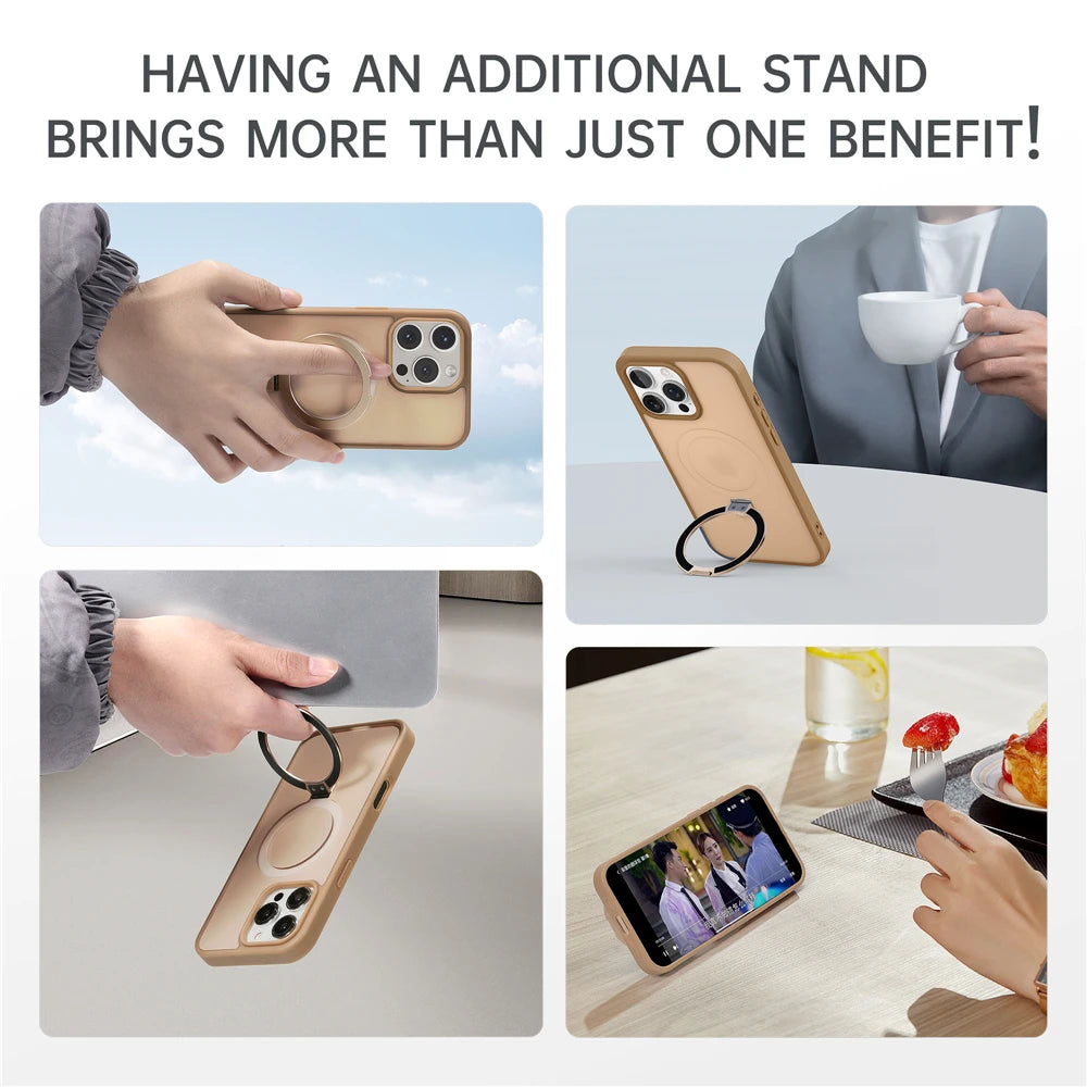 TitanRing | MagSafe Metal Kickstand Case