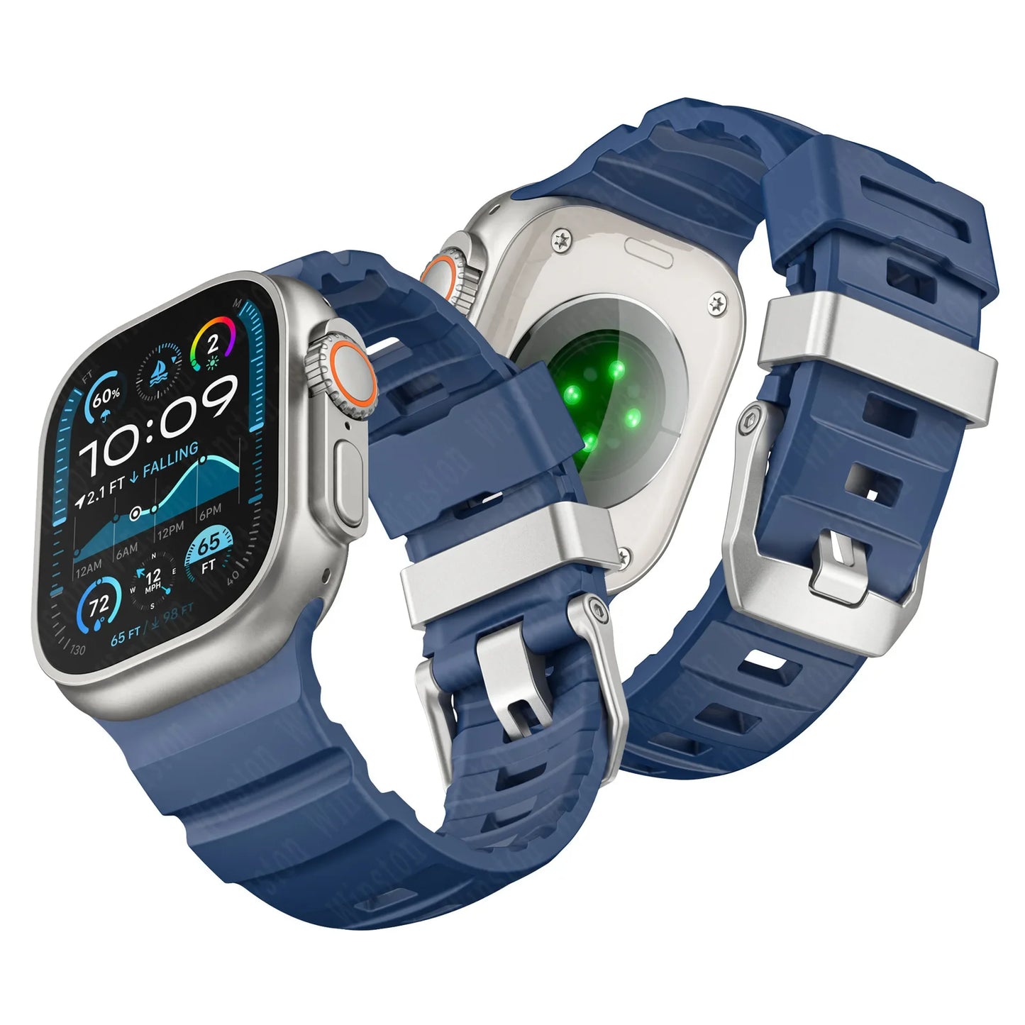 Fluorescent Sport Silicone Apple Watch Band