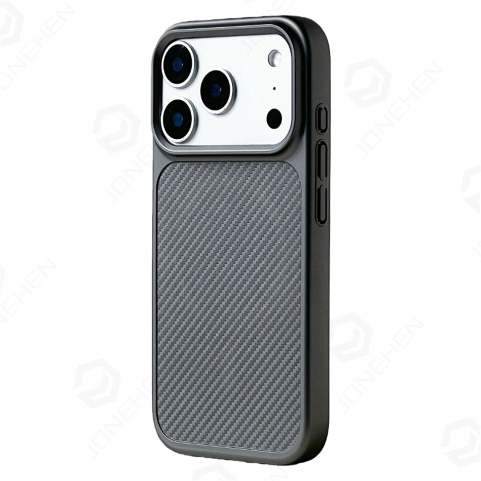 Carbon Fiber MagSafe Armor iPhone Case