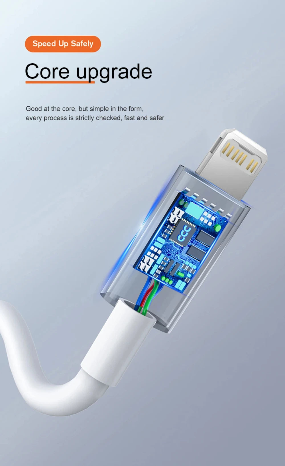 20W USB-C to Lightning Fast Charger Cable