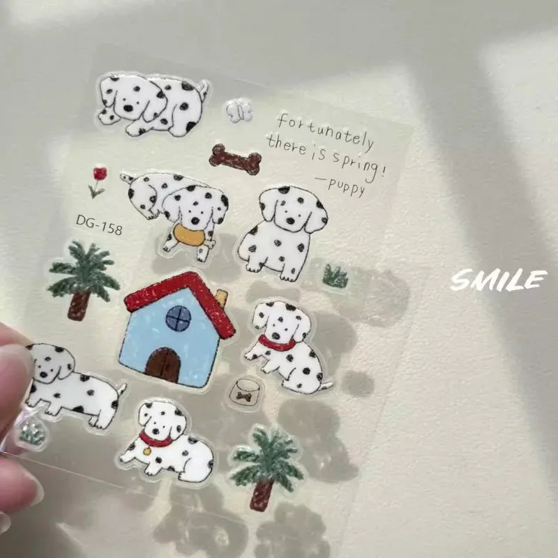 Kawaii Bloom | 3D Decorative Sticker Set