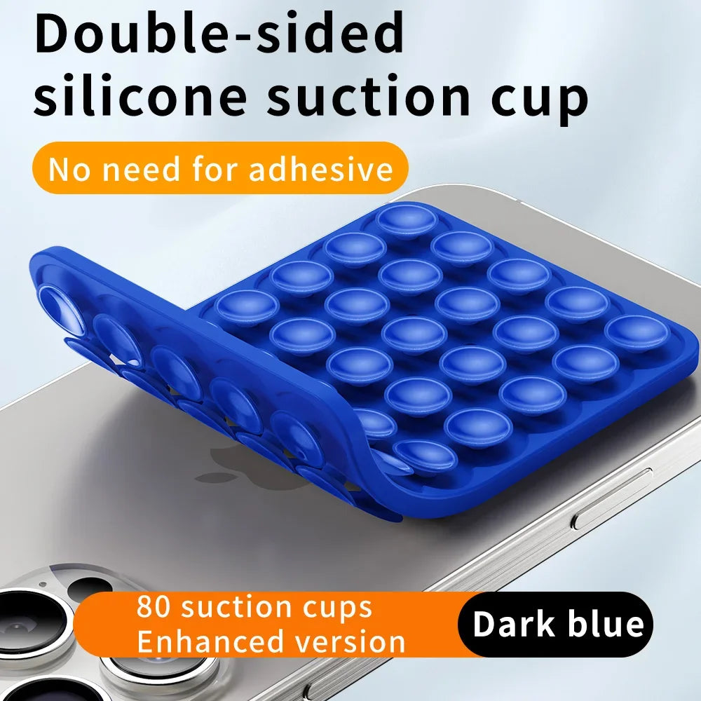 Double-Sided Silicone Suction Phone Pad