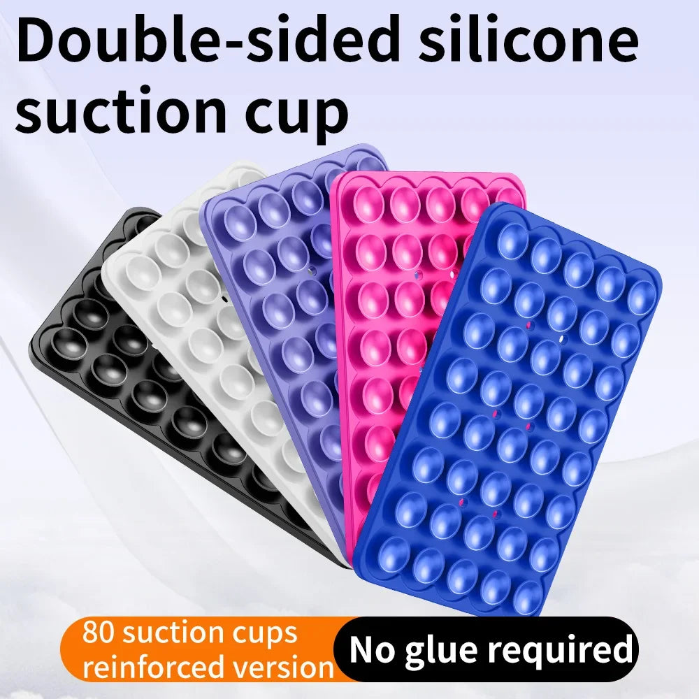 Double-Sided Silicone Suction Phone Pad